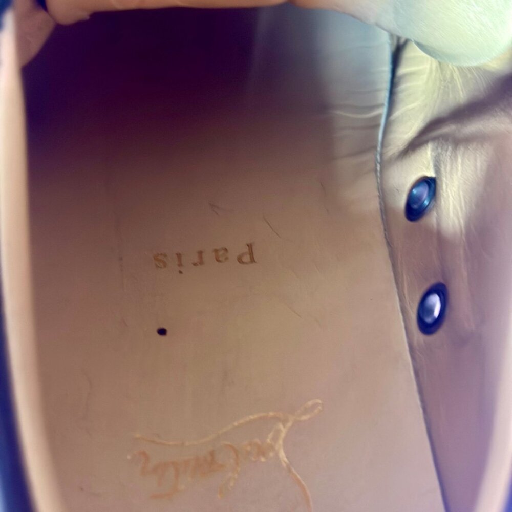 Christian Louboutin Louis Junior Spikes Orlato Sneakers Size 40 - Picture 6 of 6